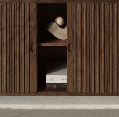 Veke Raita kaappi 80x40x145 cm savutammi