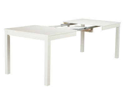 Veke Moona pöytä 90x140+40 valkoinen, asiakaspalautus | Alk. 525,00 €
