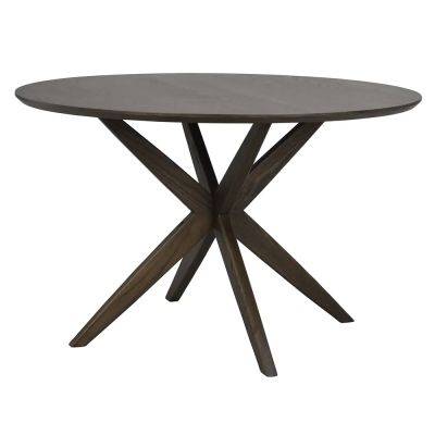 Rowico Home, Calverton ruokapöytä Ø120 cm ruskea tammi | Alk. 847,00 €