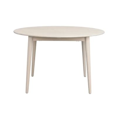 Rowico Home, Tyler ruokapöytä Ø120-165 cm valkopigmentti tammi | Alk. 1 223,00 €
