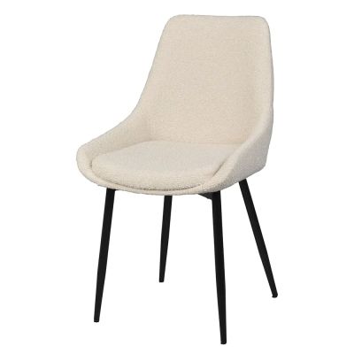 Rowico Home, Sierra ruokapöydän tuoli beige bouclé kangas