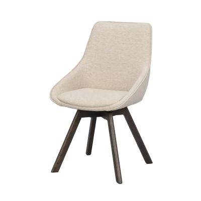 Rowico Home, Alison ruokapöydän tuoli vaaleanbeige kangas/ruskeat tammijalat | Alk. 235,00 €