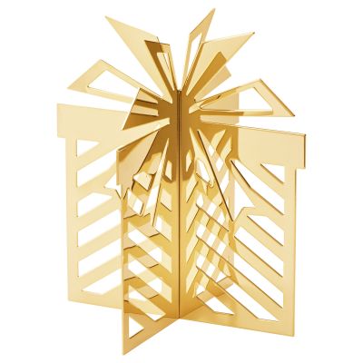 Georg Jensen CC 2025 pöytäkoriste pieni 18K-kullattu