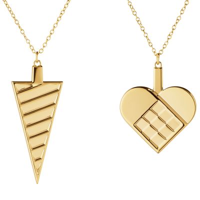 Georg Jensen CC 2025 Joulukoriste setti, 18K kultapinnoite