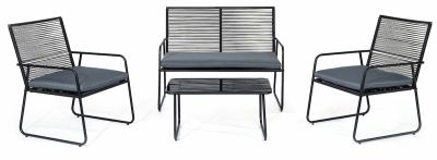 Veke Arvi sohvaryhmä musta/harmaa, asiakaspalautus