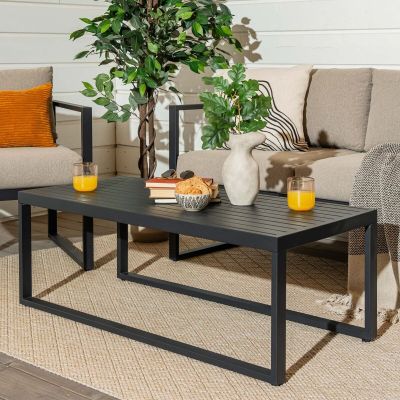 Veke Line sohvapöytä 110x50 cm musta, asiakaspalautus | Alk. 119,00 €