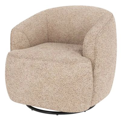 Rowico Home, Dermot nojatuoli pyörivä ja keinutuoli kangas Anna, vaalea beige | Alk. 887,00 €