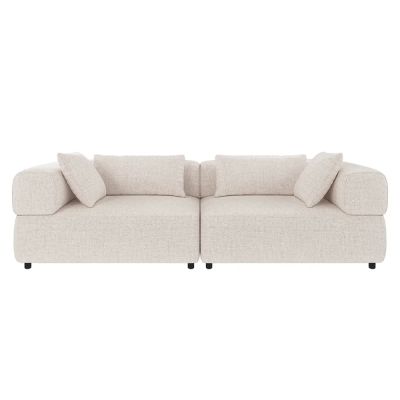 Rowico Home, Falkner 3-istuttava sohva kangas Oscar vaalea beige | Alk. 1 970,00 €
