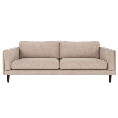 Rowico Home, Braden 3-istuttava sohva ruskea tammijalka/vaalea beige | Alk. 1 386,00 €