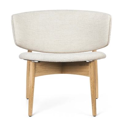 Ferm Living, Herman Lepotuoli Boucle - Oak/Off-white