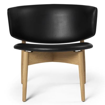 Ferm Living, Herman Lepotuoli Envy Leather - Oak/Black