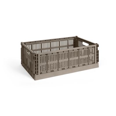 HAY Colour Crate L 34,5 x 53 cm Warm grey