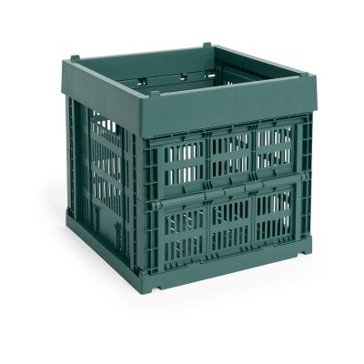 HAY Colour Crate Cube 29.5x29.5 cm Dark green | Alk. 20,00 €
