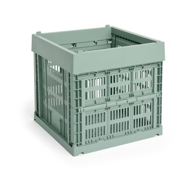 HAY Colour Crate Cube 29.5x29.5 cm Sage green | Alk. 21,00 €