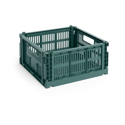 HAY Colour Crate M Square 29.5x29.5 cm Dark green | Alk. 10,00 €