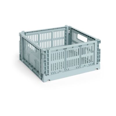HAY Colour Crate M Square 29.5x29.5 cm Dusty blue | Alk. 11,00 €