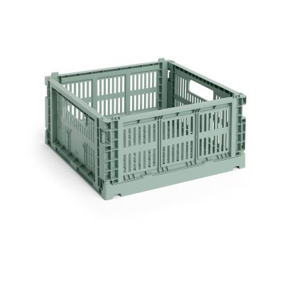 HAY Colour Crate M Square 29.5x29.5 cm Sage green | Alk. 11,00 €