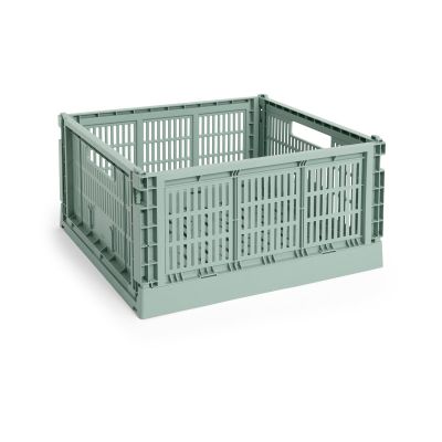 HAY Colour Crate L Square 42x42 cm Sage green