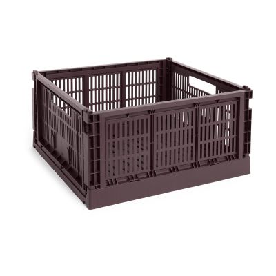 HAY Colour Crate L Square 42x42 cm Bordeaux