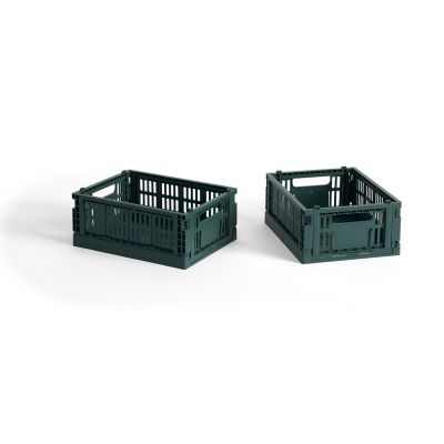 HAY HAY Colour Crate Mini 2-pack 13x17 cm Dark green | Alk. 7,00 €