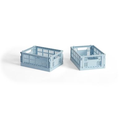 HAY HAY Colour Crate Mini 2-pack 13x17 cm Soft blue