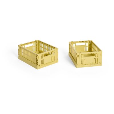 HAY HAY Colour Crate Mini 2-pack 13x17 cm Dusty yellow | Alk. 7,00 €