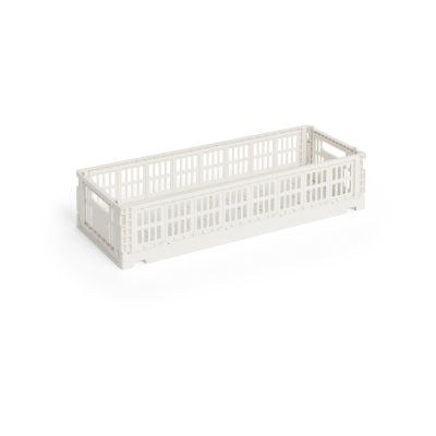 HAY Colour Crate Mini Oblong 13x34,5 cm Off white