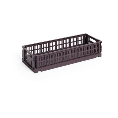 HAY Colour Crate Mini Oblong 13x34,5 cm Bordeaux