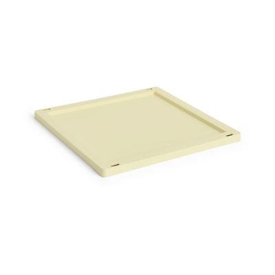 HAY Colour Crate Square/Cube kansi plastic medium Light yellow
