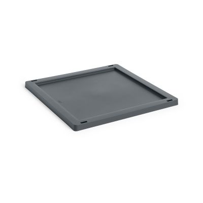 HAY Colour Crate Square/Cube kansi plastic medium Charcoal | Alk. 9,00 €