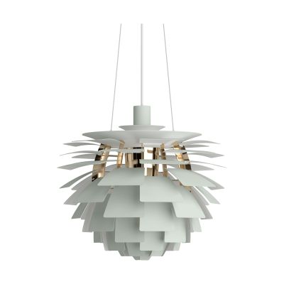 Louis Poulsen PH Artichoke -kattolamppu Ø48 cm Dusty green-brass metallised | Alk. 10 400,00 €