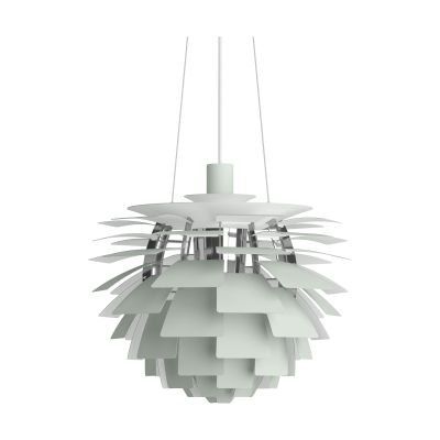 Louis Poulsen PH Artichoke -kattolamppu Ø48 cm Dusty green-high lustre chrome plated | Alk. 10 400,00 €