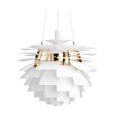 Louis Poulsen PH Artichoke -kattolamppu Ø60 cm Soft white-brass metallised | Alk. 12 700,00 €
