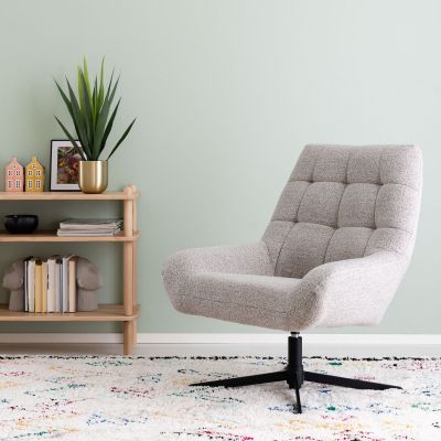 Veke Tunturi nojatuoli beige monza 60, musta jalka, asiakaspalautus