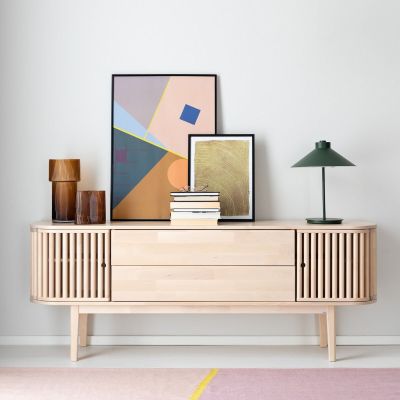 Veke Rima tv-taso koivu luonnonväri, asiakaspalautus