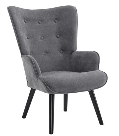 Vivano Ohto nojatuoli harmaa, scala 97, kuvausmalli