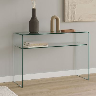 Eureka Kide sivupöytä 120x40 cm kirkas lasi