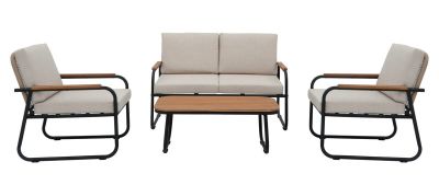 Veke Sandvik sohvaryhmä musta/ ruskea, asiakaspalautus | Alk. 699,00 €