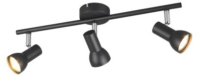 Trio RL Cantar spottivalaisin 3-os GU10 mattamusta