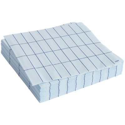 HAY-mallin aamiaisservetit 20 kpl, Light Blue Grid | Alk. 4,00 €