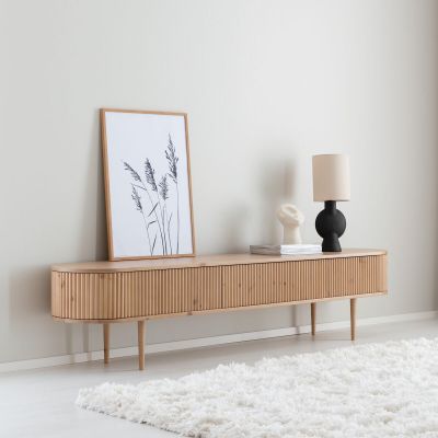 Veke Taimi tv-taso 209x41x47 cm hiekka, asiakaspalautus