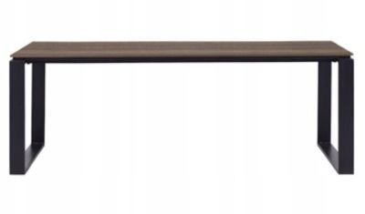 Outfit Martinus aintwood ruokapöytä 210x100 cm tummanruskea/musta, asiakaspalau | Alk. 449,00 €