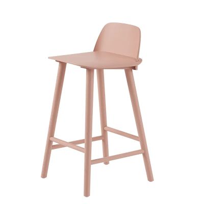 Muuto, Nerd baarituoli 65 cm - metallisen jalkatuen kanssa - Tan Rose | Alk. 618,00 €