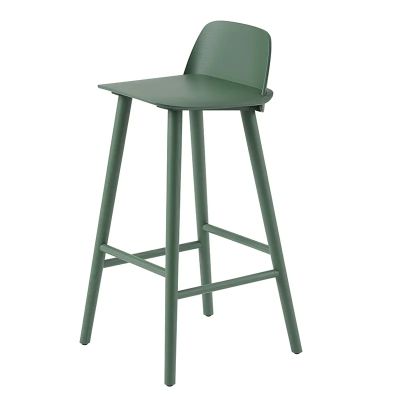 Muuto, Nerd baarituoli 75 cm - metallisen jalkatuen kanssa - Green | Alk. 618,00 €