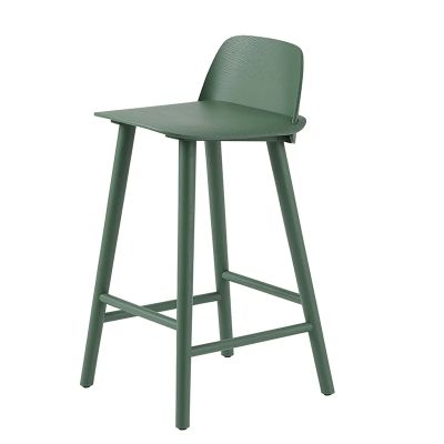Muuto, Nerd baarituoli 65 cm - metallisen jalkatuen kanssa - Green | Alk. 618,00 €