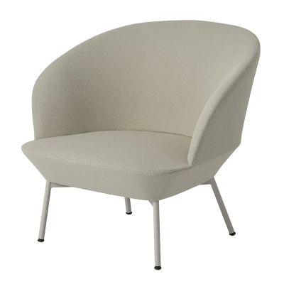 Muuto, Oslo Lounge Chair Tube Base - Vidar 146 Grey | Alk. 2 575,00 €