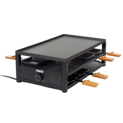 Princess Black Steel Raclette, 8 hengelle | Alk. 108,00 €