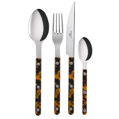 Sabre paris Sabre Bistrot Tortoise ruokailuvälineet 4 osaa, faux-kilpikonna | Alk. 59,00 €