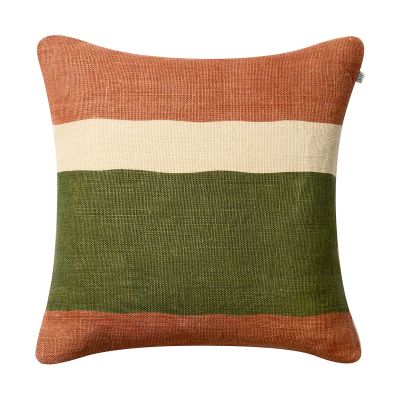 Chhatwal & Jonsson Manali tyynynpäällinen 50x50 cm Apricot orange-cactus green | Alk. 90,00 €