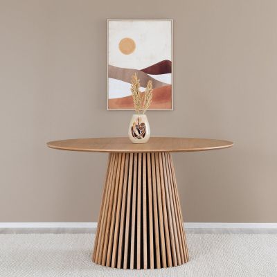 Veke Villa pyöreä ruokapöytä Ø120 cm tammi, asiakaspalautus